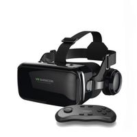 TD® Version casque de téléphone mobile casque de réalité virtuelle 3D miroir panoramique lunettes VR -noir
