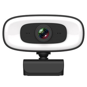 Webcam 4K USB Pour PC - Autofocus - Micro Double - Plug & Play - Pour Réunion, Télétravail, Streaming - 2