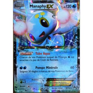 CARTE A COLLECTIONNER carte Pokémon 32-122 Manaphy Ex 120 PV XY - Ruptur