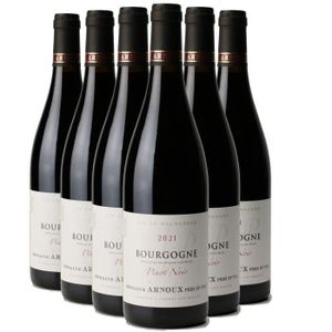 VIN ROUGE Bourgogne Rouge 2021 - Lot de 6x75cl - Domaine Arn