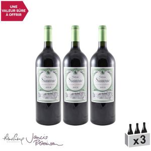 VIN ROUGE Château Siaurac MAGNUM Rouge 2014 - Lot de 3x150cl