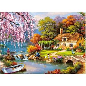 PUZZLE Puzzle 1000 Pièces - Peinture à huile - Paysage Ru