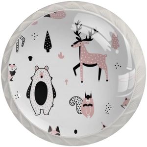 12 Pi/èCes Boutons De Meuble C/éRamique Enfant,Motif Animaux Ceramique Poign/éE De Boutons,Poign/éE De Meubles Animaux Mignons Avec Vis,Pour Chambre DEnfants Salle D/éTude D/éCor De Cuisine /à La Maison