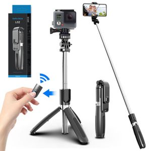 Perche Selfie Trépied extensible de 43 à 160 cm avec Télécommande Bluetooth  sans fil – Evetane