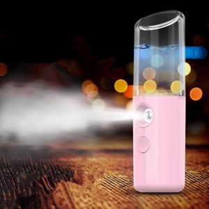 HUMIDIFICATEUR ÉLECT. Traitement de l'air,Mini humidificateur d'air de poche,30ML,désinfectant sans fil,vaporisateur d'alcool ultrasonique - Type pink