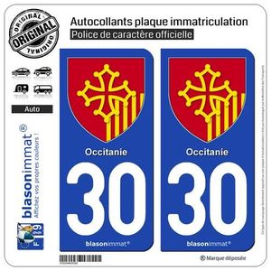 Karosserie Exterieur Styling Departement 2 Stickers Autocollants Plaque Immatriculation Auto976 Mayotte Com
