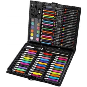 Coffret 180 Crayons De Couleur KreativeKraft - Avec Taille-Crayon - Pour Enfants, Étudiants, Adultes - Idée Cadeau Artistique