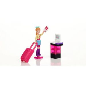ACCESSOIRE POUPÉE Kit d'accessoires Barbie Build'n Style - Summer en vacances - MEGA BLOKS - Pour enfants de plus de 4 ans