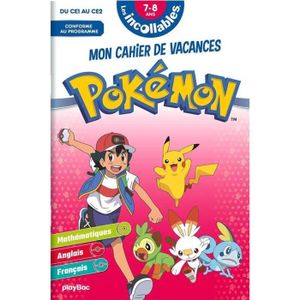 MANUEL PRIMAIRE Livre - Pokémon , mon cahier de vacances , du CE1 au CE2 (édition 2022)