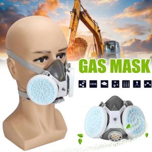 Masque Respiratoire Masque Gaz, Filtre De Traitement Anti-bue Militaire,  Masque Anti-poussire D'air, Pour Peinture, Poussire, Masque Gaz