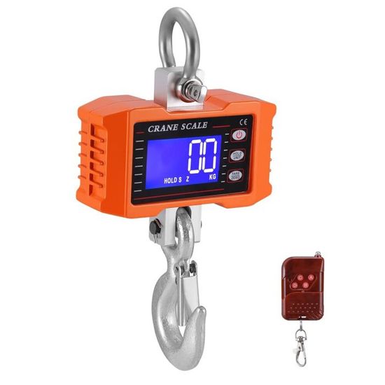 Balance De Pesage Suspendue Numérique - Capacité 3 Tonnes (3000 Kg) - Précision Élevée - Pour Grue