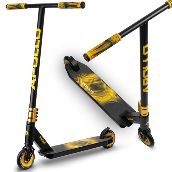 Trottinette Cascadeur TORQ – Jaune Et Noir – Pour Enfants De 4 à 7 Ans
