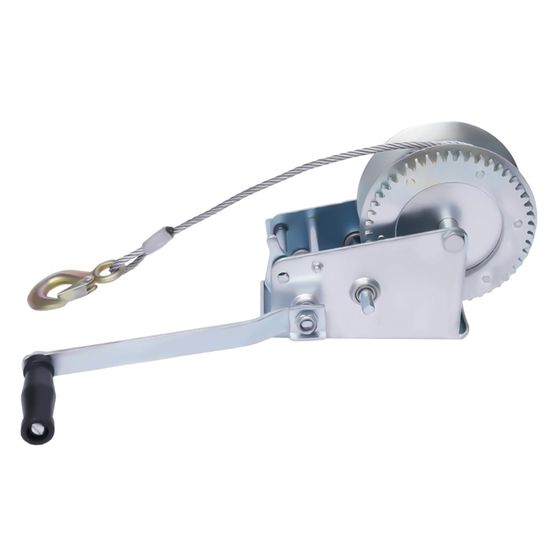 Treuil Manuel Professionnel 1500kg Avec Câble Métallique 10m - Treuil Remorque Robuste