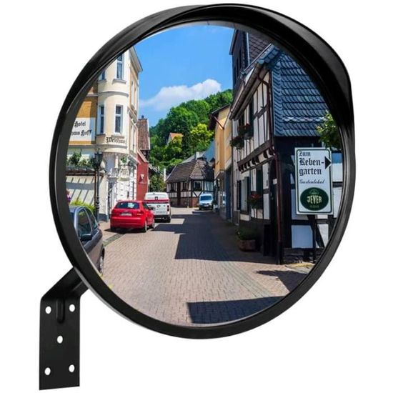 Miroir convexe routier surveillance 25cm 30cm signalisation sécurité voiture  magasin garage auto