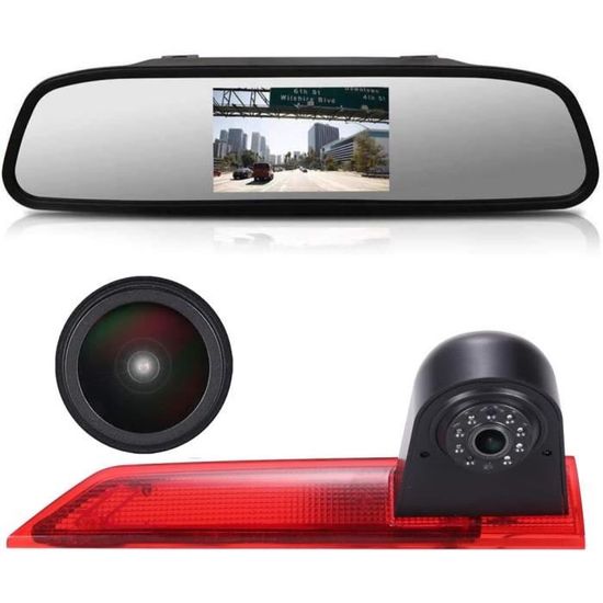 Caméra De Recul Ford Transit 2015-2020 - Écran LCD 5 Pouces HD - Kit Complet Avec Support Ventouse