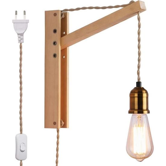 led-applique-murale-avec-c-ble-interrupteur-et-prise-bois-lampe-murale