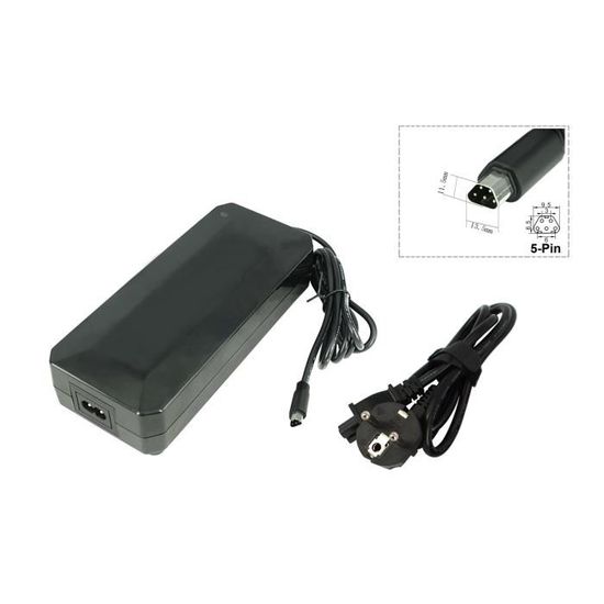 Chargeur PowerSmart 42V 1.35A Pour Batterie Hailong 36V - Compatible Nakamura E-City, E-Cliff, Makadam E-TRAX