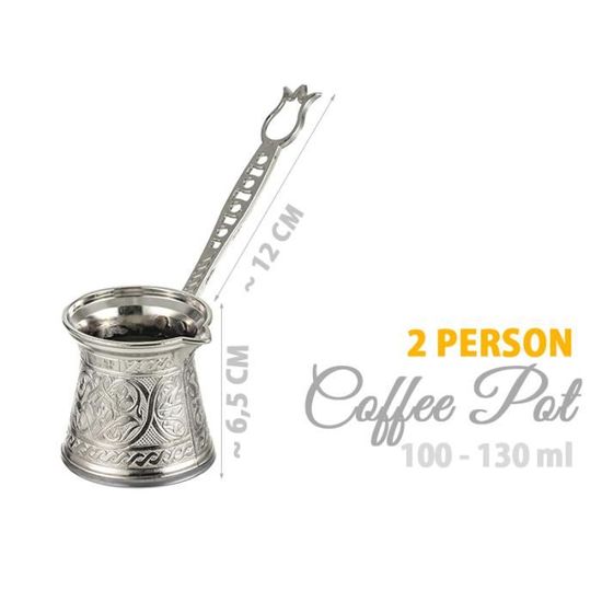 Cafetière turque en verre pour cuisinière - Chauffe-lait avec