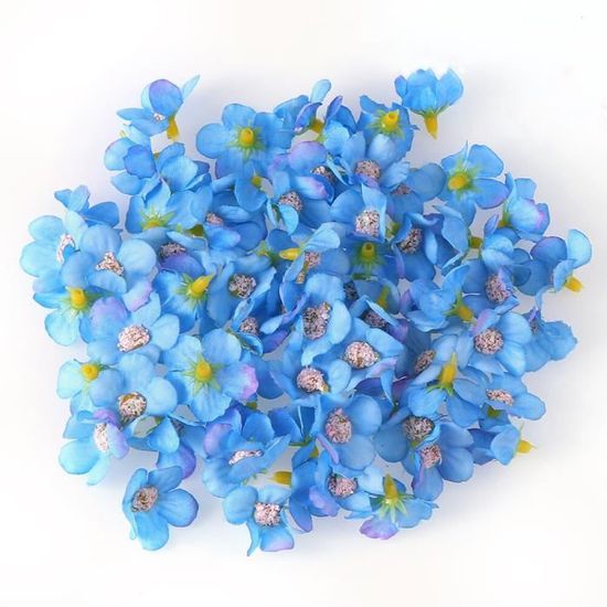 120 Mini Fleurs Artificielles Pour Travaux Manuels - Roses, Marguerites, Pivoines Multicolores - Tailles 2,5 Et 5 Cm