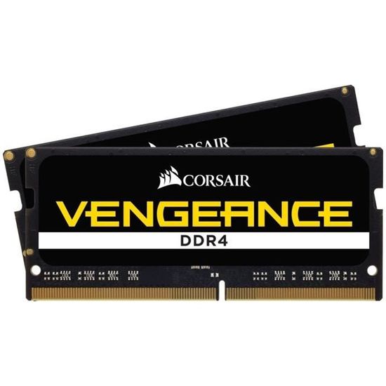 CORSAIR Mémoire PC Portable DDR4 - Vengeance 16 Go (1 x 16 Go) - 2400 MHz - CAS 16 (CMSX16GX4M1A2400C16)