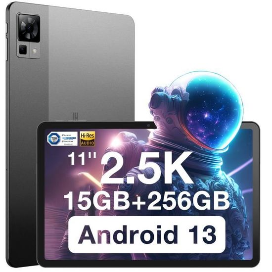 Tablette DOOGEE T30SE 11 Pouces - Android 14, 9Go RAM + 128Go ROM, écran 2.4K IPS - Batterie 8580mAh, 4G LTE + WiFi 5G - 13MP + 5MP, Corps Métal 7.6mm