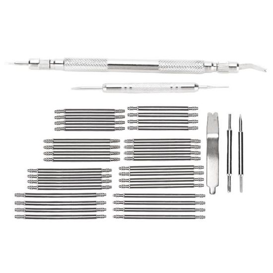 Kit 7 Pièces Pour Montres : Outil à Goupilles Inox + Chiffon - Neuf Avec étiquettes