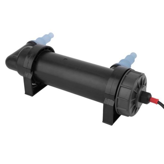 Stérilisateur UV 13W Pour Aquarium Avec Minuterie - Clarificateur D'Eau Contre Algues Et Bactéries - Pour Filtre, Bassin, Piscine - 7