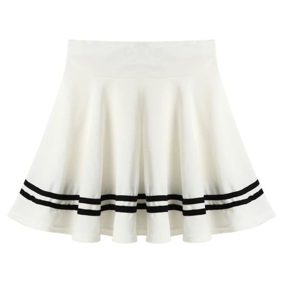 Jupe ecoliere top taille haute