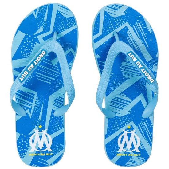 Lot De 2 Poignets éponge Olympique De Marseille – Collection Officielle, Coton, Taille Adulte/ado, Marque Protégée