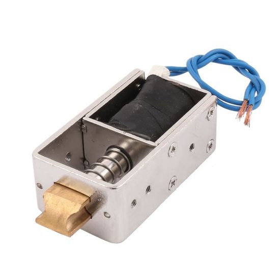 Électroaimant Linéaire 12V - Solénoïde DC Pour Automatisme, Distributeurs, Appareils Ménagers - 2