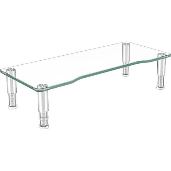 Réhausseur de table en verre vintage France