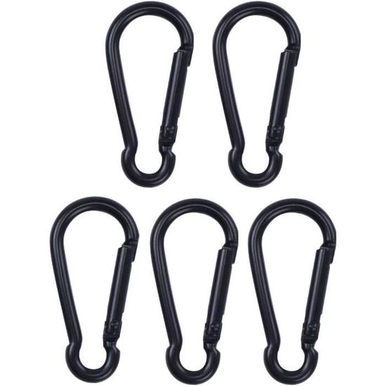 Manille De Levage Connecteurs Rapides En Acier Inoxydable à Vis – Clips De Verrouillage Ovales En Forme De D Très Résistants Pour Extérieur/intérieur, Camping Et Randonnée Mousqueton Inox
