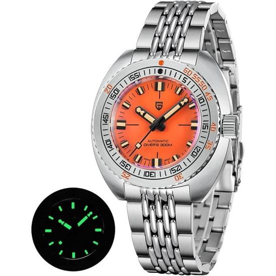 Pagani Design 1755 Montre De Plongée Automatique Pour Homme Mouvement