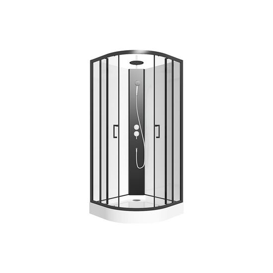paroi de douche quart de rond 70x70
