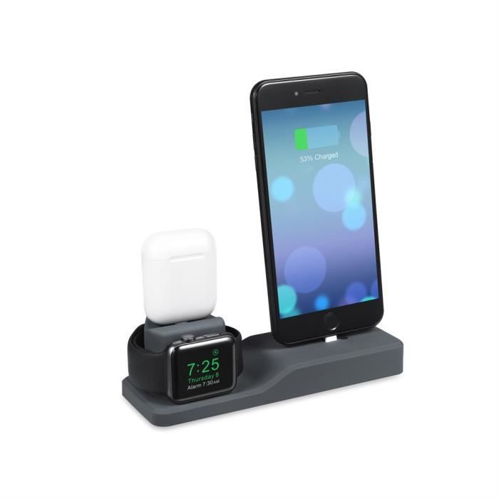 MONTRE OUTDOOR Support de station d'accueil pour iPhone pour Apple Watch pour Airpods 3 en 1 bg63 SDF63