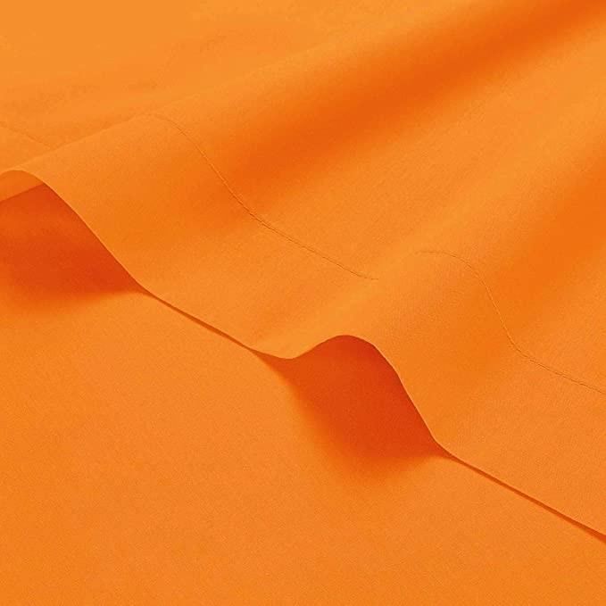 DRAP PLAT 180-290 ORANGE COTON PREMIUM