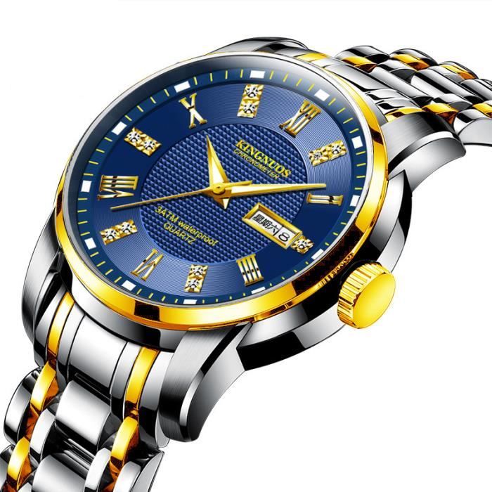 RMEGA Coffret Cadeau Montre Homme, Montre Chic, Montre pour Homme