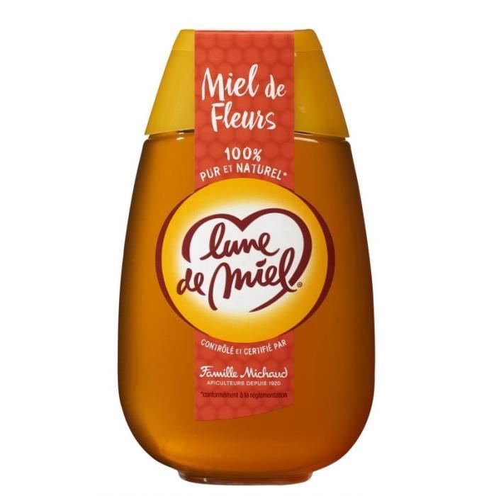 LUNE DE MIEL - Miel De Fleurs Souple 500G - Lot De 3
