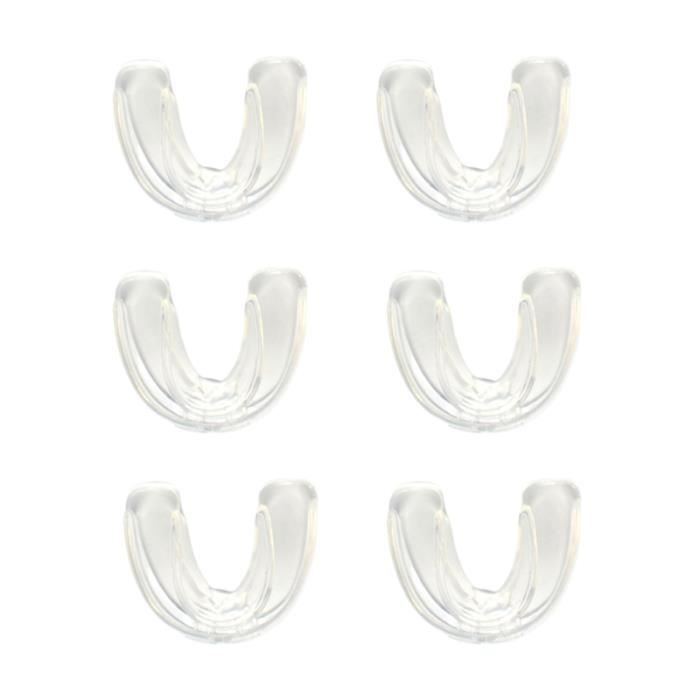 6 pièces accolades de dents protège-dents dentaire dur orthodontiques plateau de support orthodontique pour BOITE A DENTS DE LAIT