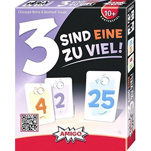 Amigo 05963AƒA‚A 3AƒA‚A Are A Too MuchAƒA‚A AƒAƒA‚A Card Game by Amigo Spiel + Freizeit