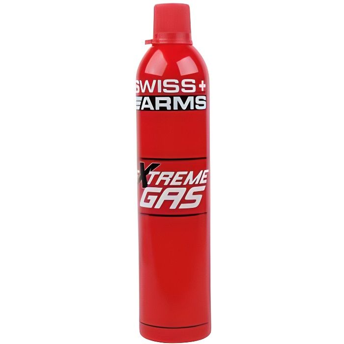 BOUTEILLE DE GAZ SWISS ARMS EXTREME GAS 600 ML HAUTE PRESSION AVEC HUILE DE SILICONE INCORPORÉE 603506 AIRSOFT CYBERGUN