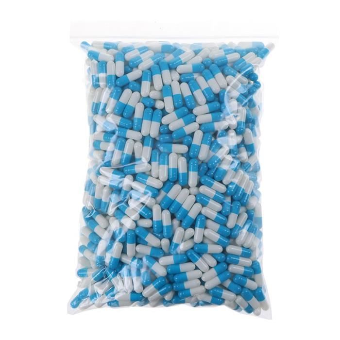 1000 pièces-sac Capsule de gélatine vide Capsule de gélatine vide Capsule de gélatine dure Gel cachère clair pour le sto SD10235