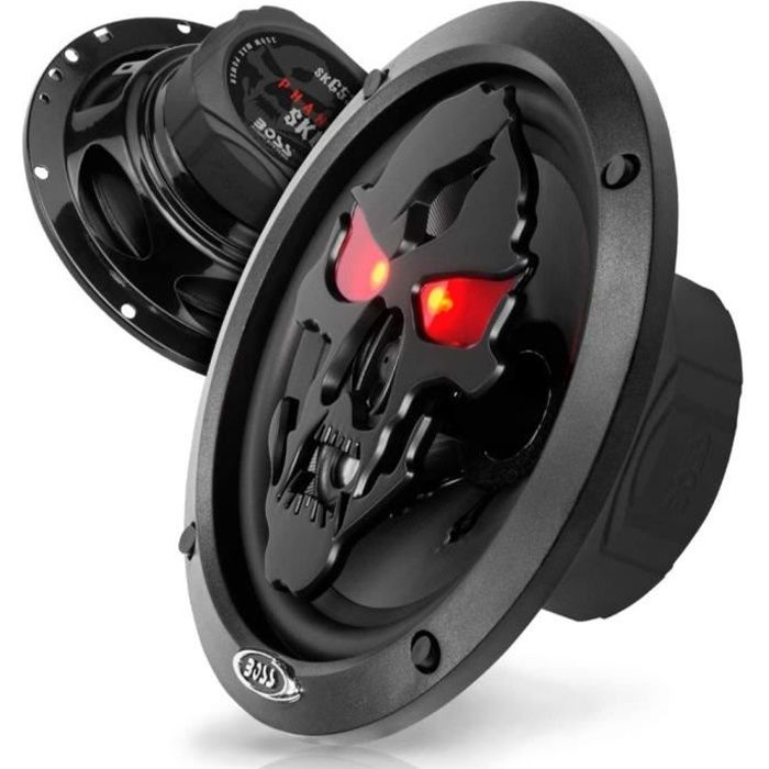 2 HAUT-PARLEURS BOSS AUDIO SYSTEMS SK653B coaxial 3 voies 16,50 cm 165 mm 6,5\