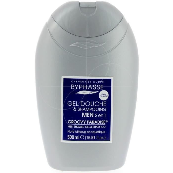 Byphasse men - Gel de Douche & shampooing 2 en 1 Groovy Paradise - 500ml