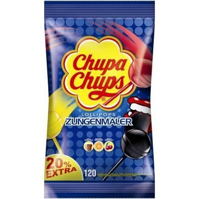Chupa Chups, Sucettes langue teinté, 120 sucettes