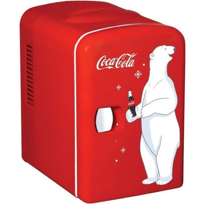 Coca Cola KWC4 Frigo électrique Mixte Adulte, Rouge - KWC-4