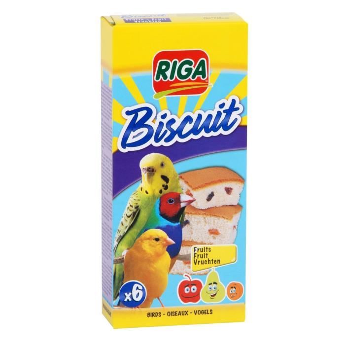 RIGA biscuits aux fruits boîte de 6 OISEAU