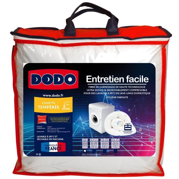 DODO Couette tempérée Entertien Facile - 220 x 240 cm