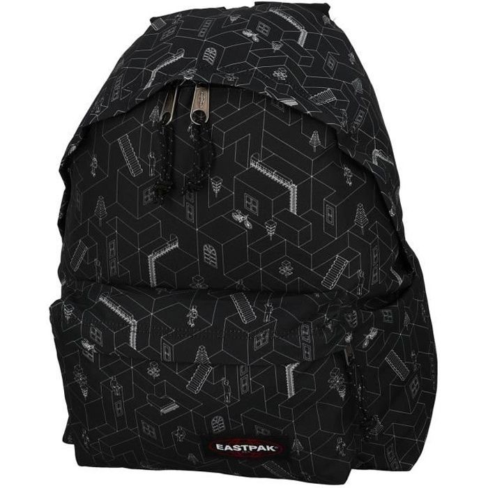 Sac à dos collège Padded pak blocks blk - Eastpak UNI Noir