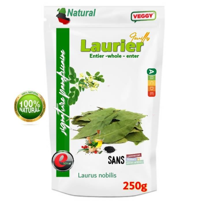 Feuilles de Laurier entières - Sélection panafricaine - 250g